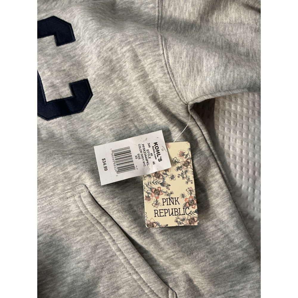 Womens Pink Republic Hoodie NYC XS‎ - Picture 2 of 4